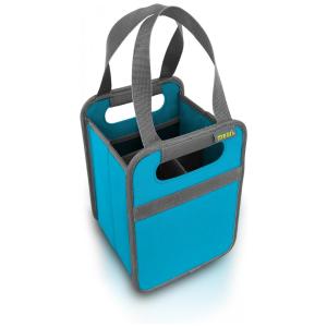 Caixa Para Transporte de Vinhos MEORI A100815 até 4 Garrafas com Alça, Azul