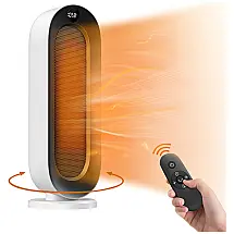 Aquecedor Elétrico com 3 Modos e Temporizador 1500W, 700W, 110v, EIGFFOLE S720, Branco