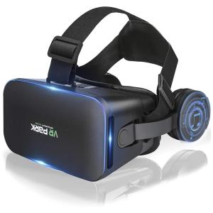 VR Óculos de Realidade Virtual 3D com Fones de Ouvido e Lente para Celulares de até, MOONSHINESTILLPRO, Azul