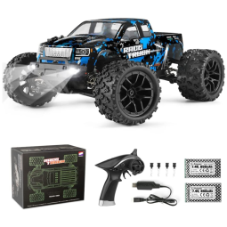 Carrinho de Controle Remoto para Adultos 1 Escala Até 36 km por hora, Recarregável, HAIBOXING RC Cars 1, 18 Scale 4WD Off Road, Preto