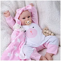 Bonecas Realistas BABESIDE Reborn 50,8 cm - Bebê Adorável de Vinil Macio para Meninas de 3 Anos de Idade - Vida Real Como Bebê Emily