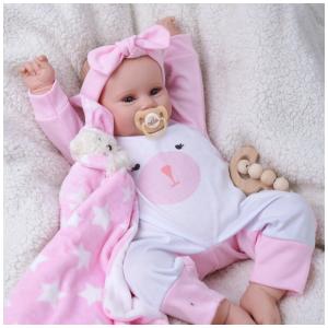 Bonecas Realistas BABESIDE Reborn 50,8 cm - Bebê Adorável de Vinil Macio para Meninas de 3 Anos de Idade - Vida Real Como Bebê Emily