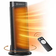 TaoTronics PTC Aquecedor Cerâmico Portátil com Controle Remoto Display Led 1500W