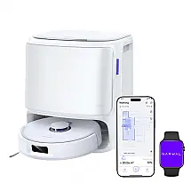 Robô Aspirador e Mop NARWAL Freo X10 Pro Branco 11.000Pa Sucção Auto Esvaziamento Base com Secagem