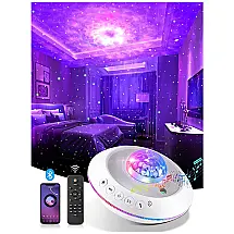 Luminária Projetor LED Galáxia Colorido Violeta 110V ONE FIRE – Luz Ambiente Estelar