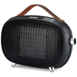 Teioe M7 Aquecedor de Cerâmica Elétrico Portátil, 800W, 110V, Preto