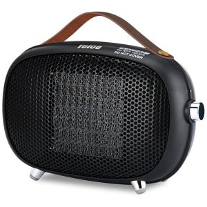 Teioe M7 Aquecedor de Cerâmica Elétrico Portátil, 800W, 110V, Preto