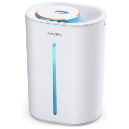 Umidificador Portátil AMEIFU 6,5 Litros até 54H, Área até 50 m2, Branco