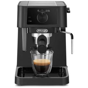 Cafeteira Elétrica Programável Stilosa . Expresso Reservatório 1L e Potência 15 Bar, 110v, DELONGHI EC230.BK, Preto