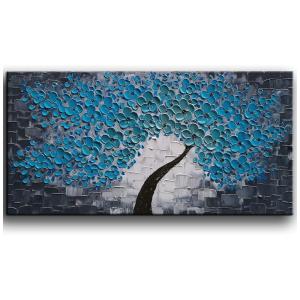 YaSheng Art Quadro Decorativo Pintado à Mão 3D Abstrato 60 x