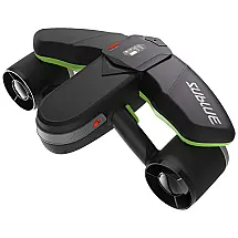 Sublue Turbo WhiteShark Scooter de Propulsor Aquático Mergulhe de até 30 Metros para Crianças e Adultos, WINDEK Seabow, Preto
