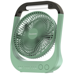 Ventilador de Mesa Dorobeen com 4 Velocidades, Verde