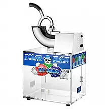 Máquina de Raspadinha Elétrica produz até 226 kg, h, 110v, GREAT NORTHERN POPCORN COMPANY 6058 Acrylic Snow Cone, Azul