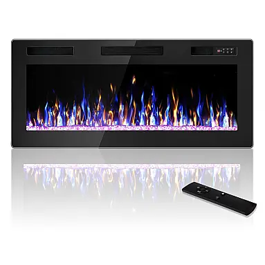 Lareira Elétrica VENDORZ 107x46cm 1500W