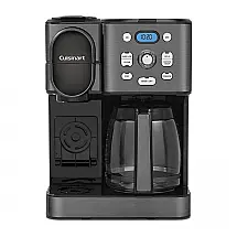 Cafeteira Programável 1 Litro em Aço Inoxidável com Painel Digital, 110V 800W, Cuisinart, Preta