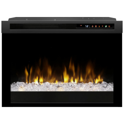 Lareira Elétrica de Embutir A48x66L com Controle Remoto e Acrílico Ember, 110V, Dimplex XHD26G, Preta