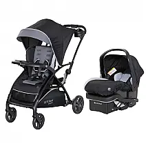 Cadeirinha Baby Trend EZ-Lift Plus Cinza Sistema de Viagem 5-em-1 Recém-nascido a 13,6 kg