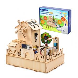 ACEBOTT Kit Educacional Smart Farm ESP32 IoT com Controle APP e Programação Arduino/Scratch para Crianças