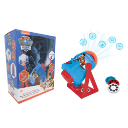 Projetor de Histórias Patrulha Canina com 3 Discos, 2 Cúpulas, Sons e Livreto, LEXiBOOK