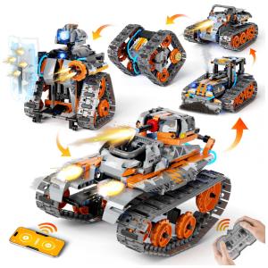 Kit de Construção 552 Peças STEM Robô Programável com Aplicativo para Crianças de 6 anos ou Mais