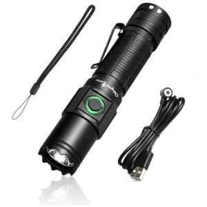 Lanterna LED Portátil Recarregável 1200 LM, IP67 a Prova d, ODEPRO NT21, Preto