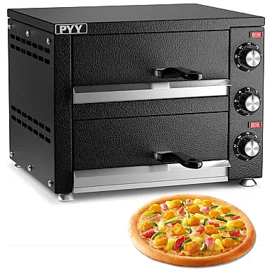 Forno de Pizza Elétrico Duplo