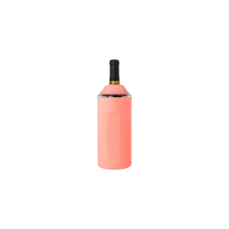 Porta Garrafa Térmico para Vinho é em Aço Inoxidável, Cor, VINGLACé, Rosa