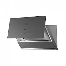Coifa de embutir 76cm Robam cinza aço inox 304 vidro motor BLDC 1200 CFM controle por gestos 9 velocidades 110V