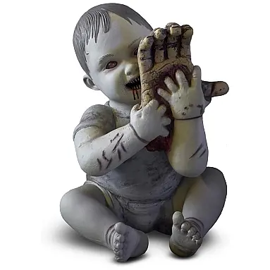 Bebê Asustadora Zumbi para Decoração