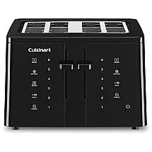 Torradeira Elétrica 4 Fatias com 6 Níveis de Tostagem e Tela LCD, 110v, CUISINART CPT T40, Preto