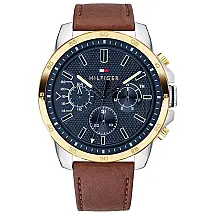 Relógio Masculino de Quartzo e Aço Inoxidável, TOMMY HILFIGER 1791561, Marrom