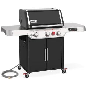 Churrasqueira a Gás Natural, Aço Inoxidável, Weber Genesis EX 325S, Preta
