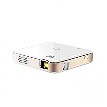 Luma Mini Projetor Recarregável 1080P Ideal para Celulares Projeta até 150 Polegadas, KODAK RODPJS150, Prateado