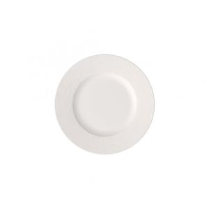 Prato para Salada de 22 cm, Mais Elegância em Sua Mesa com Formato Redondo e Material de Porcelana Premium, Villeroy Boch, Branco