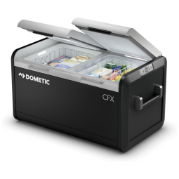 DOMETIC CFX3 75 Litros Refrigerador e Congelador Portátil Dual Zone, Alimentado por AC DC ou Solar 75 Litros DZ