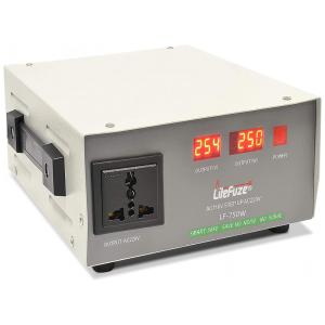 Transformador de Tensão 110V 120V Para 220V 240V Até 750W, LiteFuze, Prata