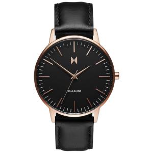 Relógio Feminino Analógico Vintage Quartzo de Aço Inoxidável, MVMT MB01 RGBL, Preto