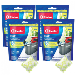 Limpa Piso Feito com Ingredientes Naturais 4 Pacote com 10 UN, O Cedar, Fragrância Citrus