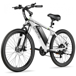 Bicicleta Elétrica para Adultos 21 Velocidades até 56km, 36V 350W, Oraimo, Branca