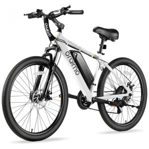 Bicicleta Elétrica para Adultos 21 Velocidades até 56km, 36V 350W, Oraimo, Branca