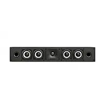 Caixa central slim Polk Audio Monitor XT35, 2 vias com quatro woofers de 7,6 cm, preto fosco