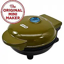 Máquina de Waffle DASH UOW100GO, 1 Fatia, Verde 110V