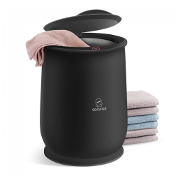 Aquecedor de Toalha Elétrico Capacidade 20 Litros com Desligamento Automático após 60 Minutos, 110V, Comfier, Preto