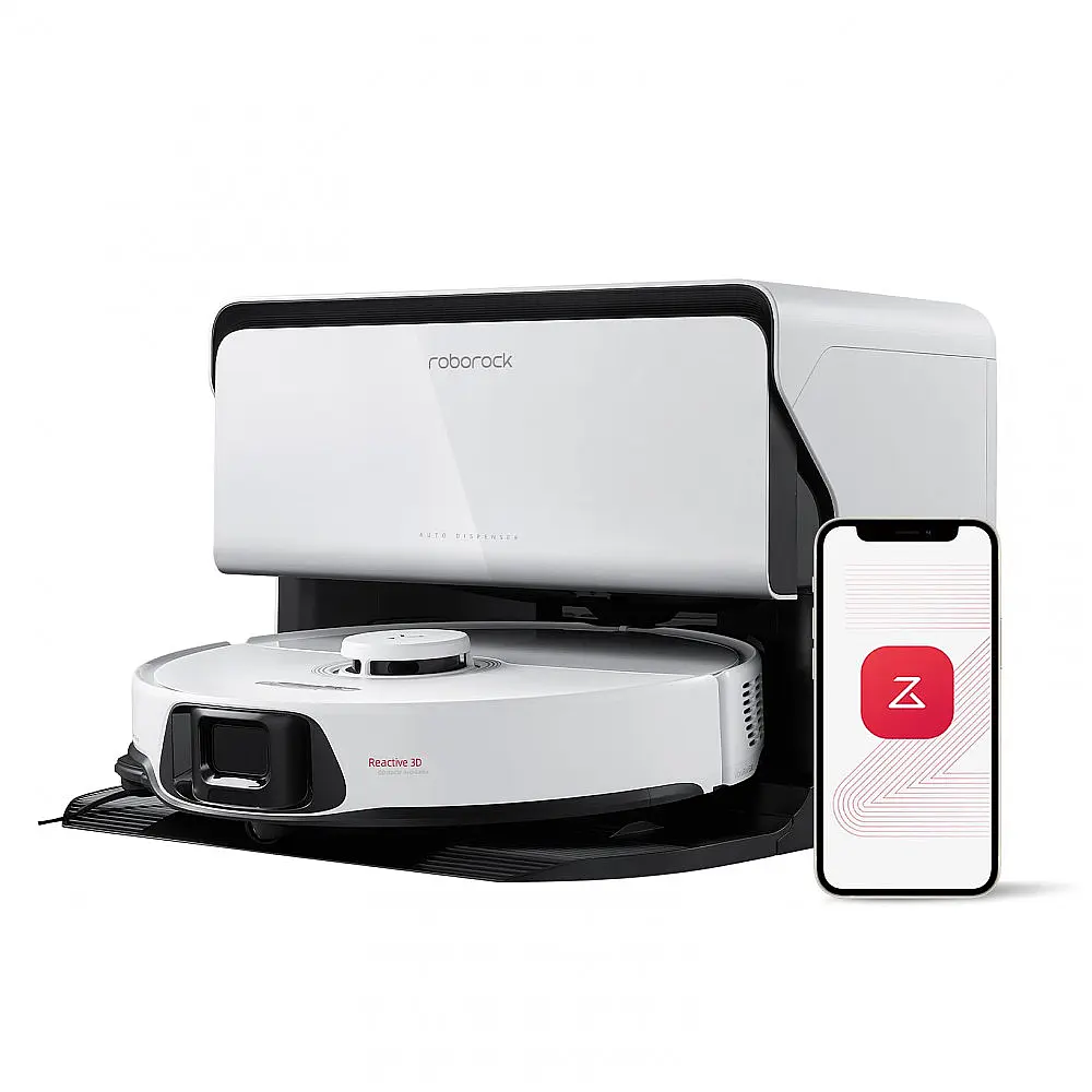 Robô Aspirador 3 em 1 com Autoabastecimento e Design Flexível para Limpeza Eficiente de Ambientes - Roborock S8 Max Ultra