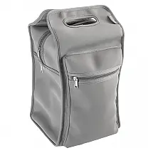 Bolsa Térmica Para Transporte de Vinhos High Road até 4 Garrafas, Cinza