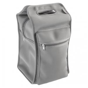 Bolsa Térmica Para Transporte de Vinhos High Road até 4 Garrafas, Cinza