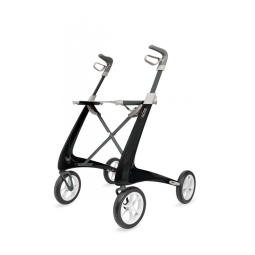 Andador para Idosos e Adultos com Bolsa Organizadora, até 130 Quilos, byACRE, Preto