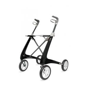 Andador para Idosos e Adultos com Bolsa Organizadora, até 130 Quilos, byACRE, Preto