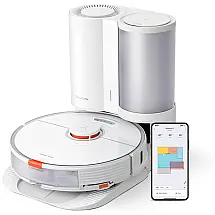 Aspirador de Pó Robô Roborock S7 com Mapeamento Multinível e Sucção Forte 2500PA, 110V, Branco