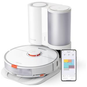 Aspirador de Pó Robô Roborock S7 com Mapeamento Multinível e Sucção Forte 2500PA, 110V, Branco